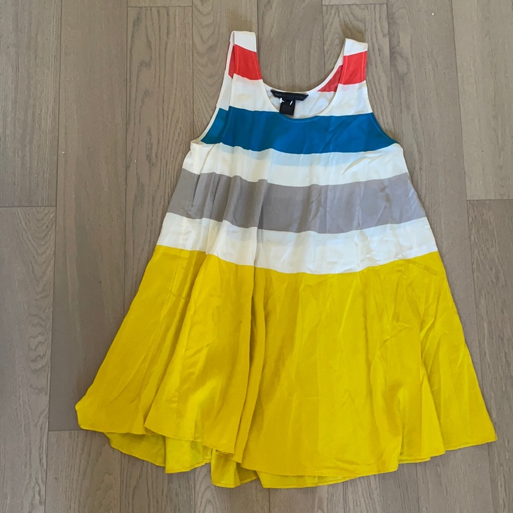 Marc Jacobs 100% silk rainbow dress (M) worn once - Picture 1 of 3